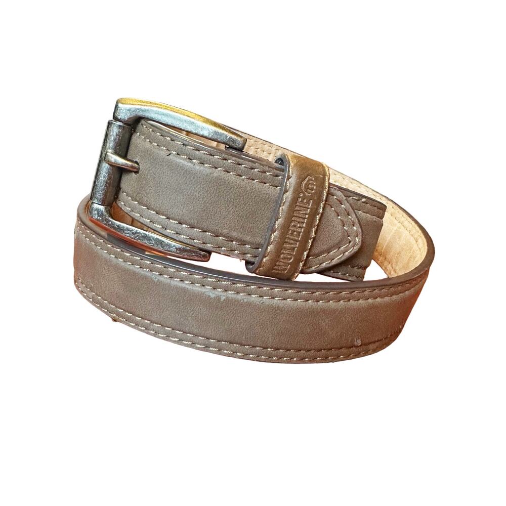 Wolverine Men's Light Brown Leather Belt 38"